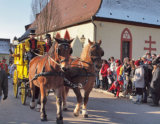 Königlich Württ. Postkutsche 1888