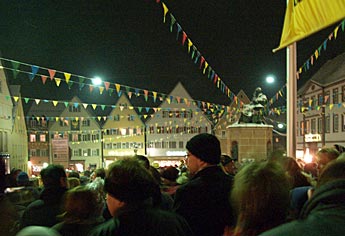 Auf dem Marktplatz